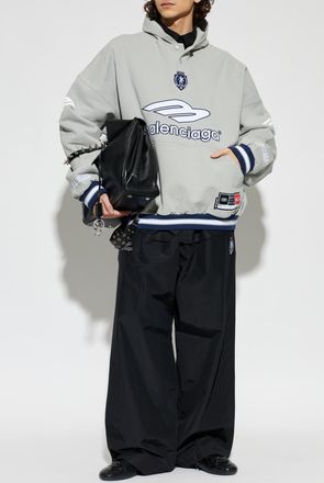 Balenciaga Oversized Sweatshirt, Mens, Grey