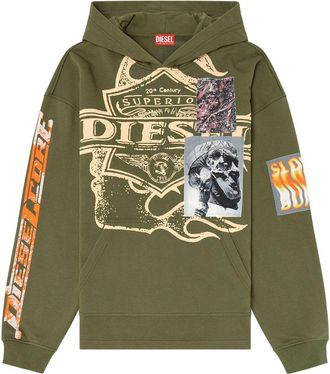 Diesel S-Baxt hoodie - Green