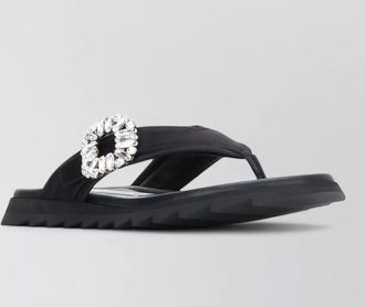 Roger Vivier leather slides