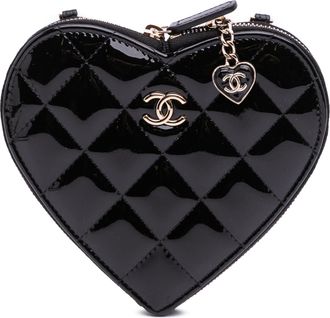 Chanel Gequilted Hart Muntentasje