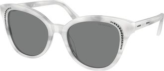 Swarovski SK6031 104287 Womens Sunglasses White Size 53