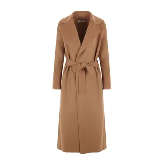 Max Mara Dames, Mantels, Bruin, Maat: XS