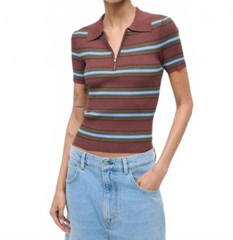 Staud Ren Top In Redondo Stripe