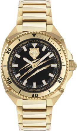 Plein Sport Thunder Force Quartz Bracelet Watch, 47mm in Gold at Nordstrom Rack