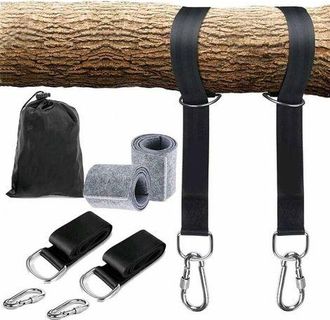 OEM Royaluxe -support De Hamac Ext&eacute;ri Durable Sangles De Suspension Robustes Avec Crochet De Balan&ccedil;oire Charge Maximale 550 Kg Pour Hamac De Jardin Balan&ccedil;
