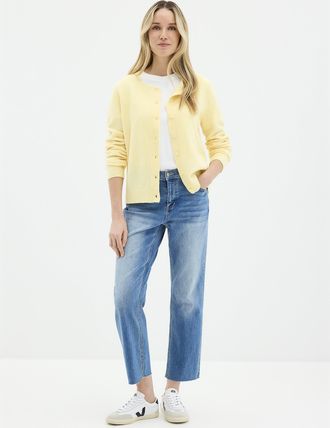 Yoga Jeans by Second Womens Chloe raw-hem stretch jean Fit: Straight leg, mid rise