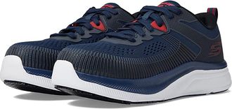 Skechers Jevion Comp Toe Mens Shoes Navy : 10.5 D - Medium, Leather/Synthetic