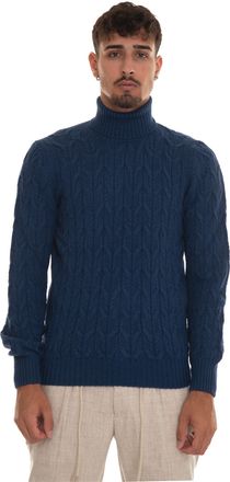 Gran Sasso Pullover collo alto Azzurro Gran Sasso Uomo