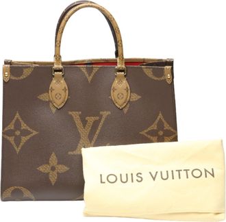 Louis Vuitton Monogram Brown Monogram Tote Bag (Pre-Owned)