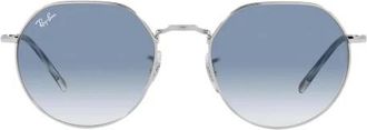 Ray-Ban Heren Metalen Zonnebrillen Collectie - Heren - Zonnebrillen - Grijs - 55 MM - Accessoires