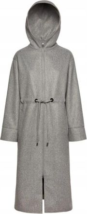 Geox Lange jas met ademend interieur - Dames - Parka Jassen - Grijs - L - Polyester - Jassen