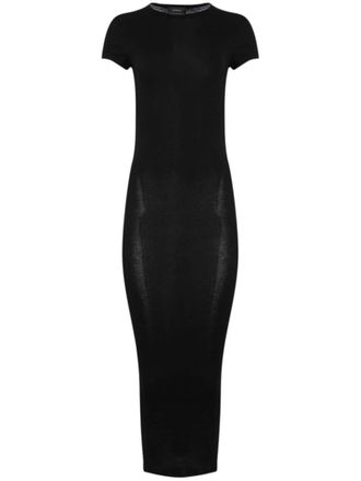 Wardrobe.NYC cap sleeve dress - Black