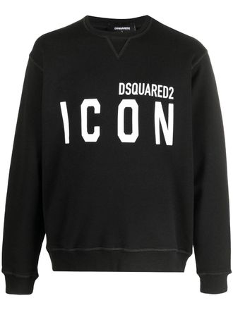 Dsquared2 Sweater met ronde hals - Zwart