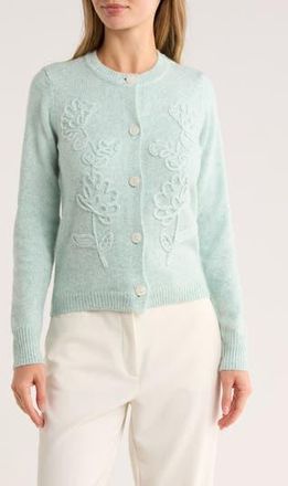 By Design Hyacinth Cardigan in Aqua Glass at Nordstrom Rack, Size X-Small