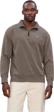 Butcher of Blue Army Sweat Half Zip - Heren - Sweatshirts - Grijs - 2XL - Katoen - Hoodies & sweatvesten