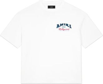 Amiri Camiseta Oversize con Estampado de Logo - Tops - Hombre - Blanco - XL