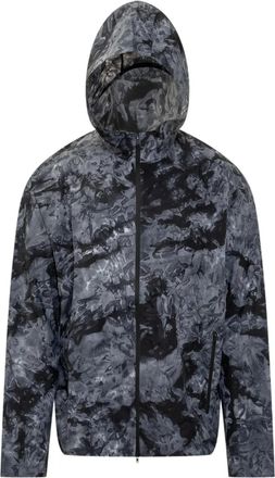 Yohji Yamamoto tie-dye hooded jacket - Black