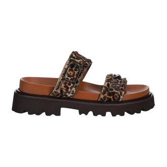 Zadig&Voltaire Mules Ride de Piel - Shoes - Mujer - Marr&oacute;n - 40 EU
