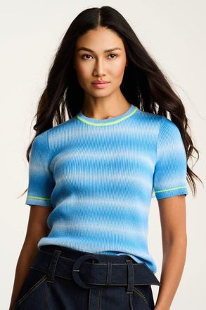 Lisa Todd Fade In Rib Knit in Blue Burst at Nordstrom, Size X-Large