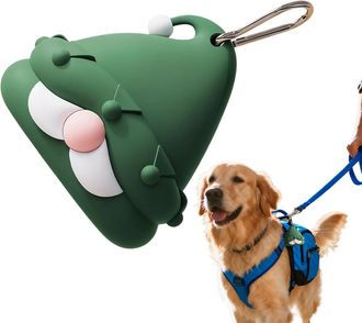 Generic Dog Poop, Bag Dispenser, Hands Free Waste Carrier, Sturdy Silicone Dog Gadget with Clip on Attachment for Adventure, Shopping, Family Friends, Simplif