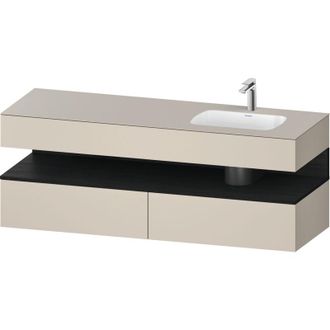 Duravit Qatego Lavabo Encastrado Con Base De Lavabo Consola, - Duravit