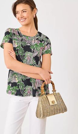 Lilly Pulitzer Etta Scoop Neck Top