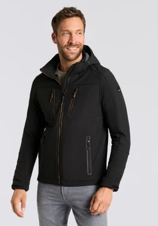 Killtec Softshelljacke KILLTEC KOW 79 MN SFTSHLL JCKT, Herren, Gr. XXL, schwarz, Obermaterial: 92% Polyester, 8% Elasthan, Jacken Softshelljacke, wasserabweis