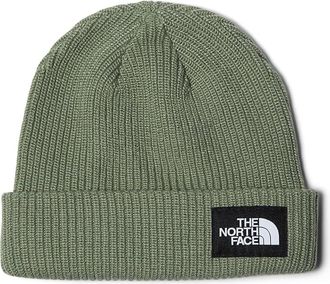 The North Face Salty Lined Beanie Traditional Hats Bark Mist, Polyester