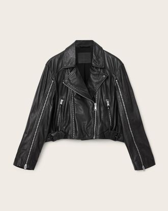 AllSaints Masone Leather Biker Jacket