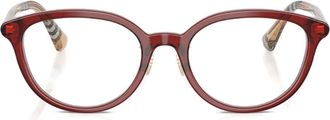 Burberry Sunglasses round-frame glasses - Red