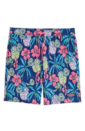 Vineyard Vines 7-Inch Chappy Swim Trunks in Moonshine at Nordstrom, Size Medium