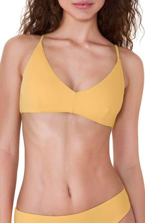 Andie Swim The Elwood Bikini Top in Citrus at Nordstrom, Size X-Small