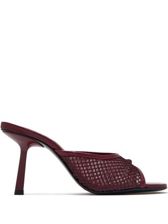 Schutz Sandali con inserti in rete - Rosso