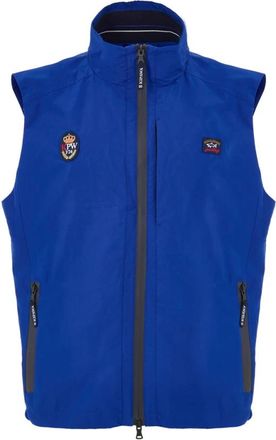 Paul & Shark Giubbino Smanicato - Heren - Bodywarmers - Blauw - 2XL - Polyester - Jassen