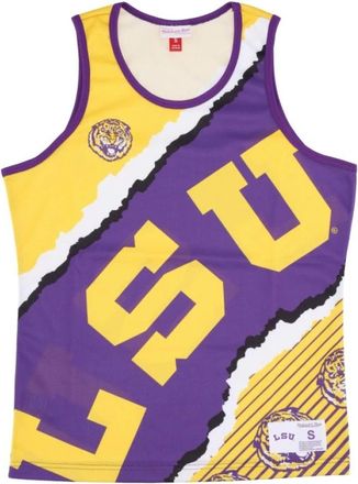 Mitchell & Ness Basketbaltanktop Jumbotron 2.0 Mesh Tank Loutig - Heren - Fitness - Geel - XL - Fitness