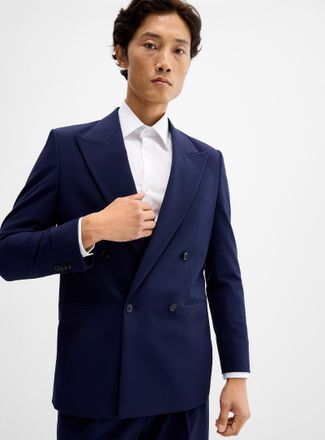 Le 31 Mens Minimalist double-breasted suit jacket Antwerp fit - Relaxed
