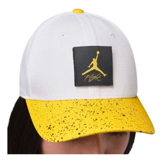 Nike Jordan Rise Adjustable Cap White Tour Yellow IV4972-100