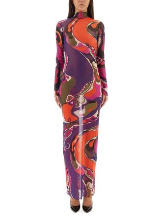 Pucci Orchid Print Dress