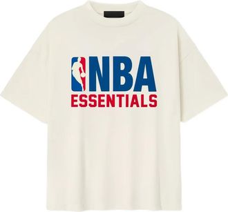 Fear of God T-shirt con stampa - Toni neutri