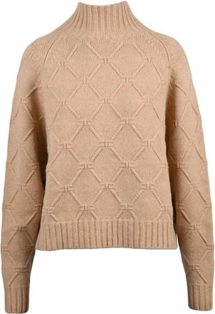 Elisabetta Franchi Donna, Maglie, Marrone, L, new