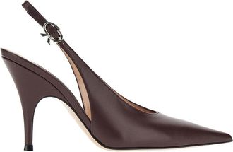 Gianvito Rossi Sofia leather slingback pumps Woman 36+