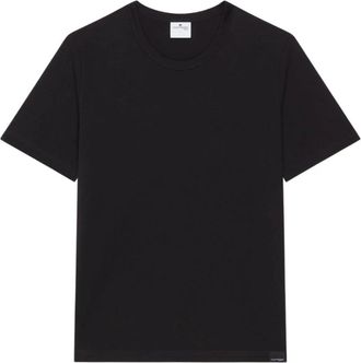 Courr&egrave;ges Oversized T-Shirt - Heren - T-shirts - Zwart - M - Katoen - Tops