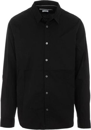 Calvin Klein Stijlvolle Shirt voor Mannen en Vrouwen - Heren - Casual Overhemden - Zwart - L - Overhemden