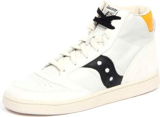 Saucony Jazz Court High - Heren - Hardloopschoenen - Wit - 44 EU - Leer - Fitness