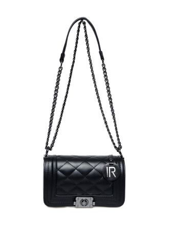 Isabella Rhea Zwart Rundleer Tas