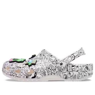 Crocs x Steven Harrington Classic Clogs Quickstrike - White Black 208145-103