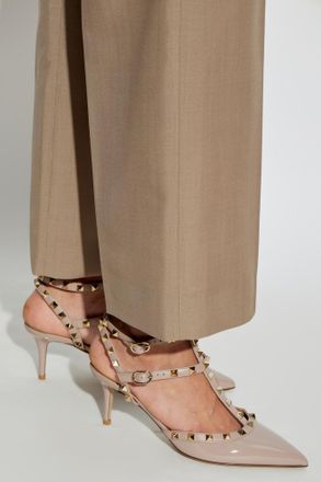 Valentino Garavani Heeled Shoes With Studs, Womens, Beige