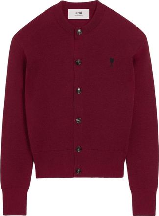 Ami Cardigan Ami De Coeur - Rosso