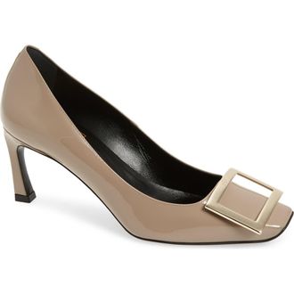 Roger Vivier Belle Vivier Trompette Pump in Cement Grey at Nordstrom, Size 6Us