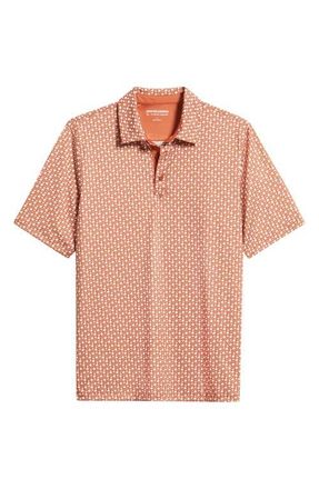 Johnston & Murphy XC+ Game Day Performance Polo in Rust at Nordstrom, Size Xx-Large